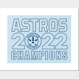 Houston Astroooos 16 champs Posters and Art